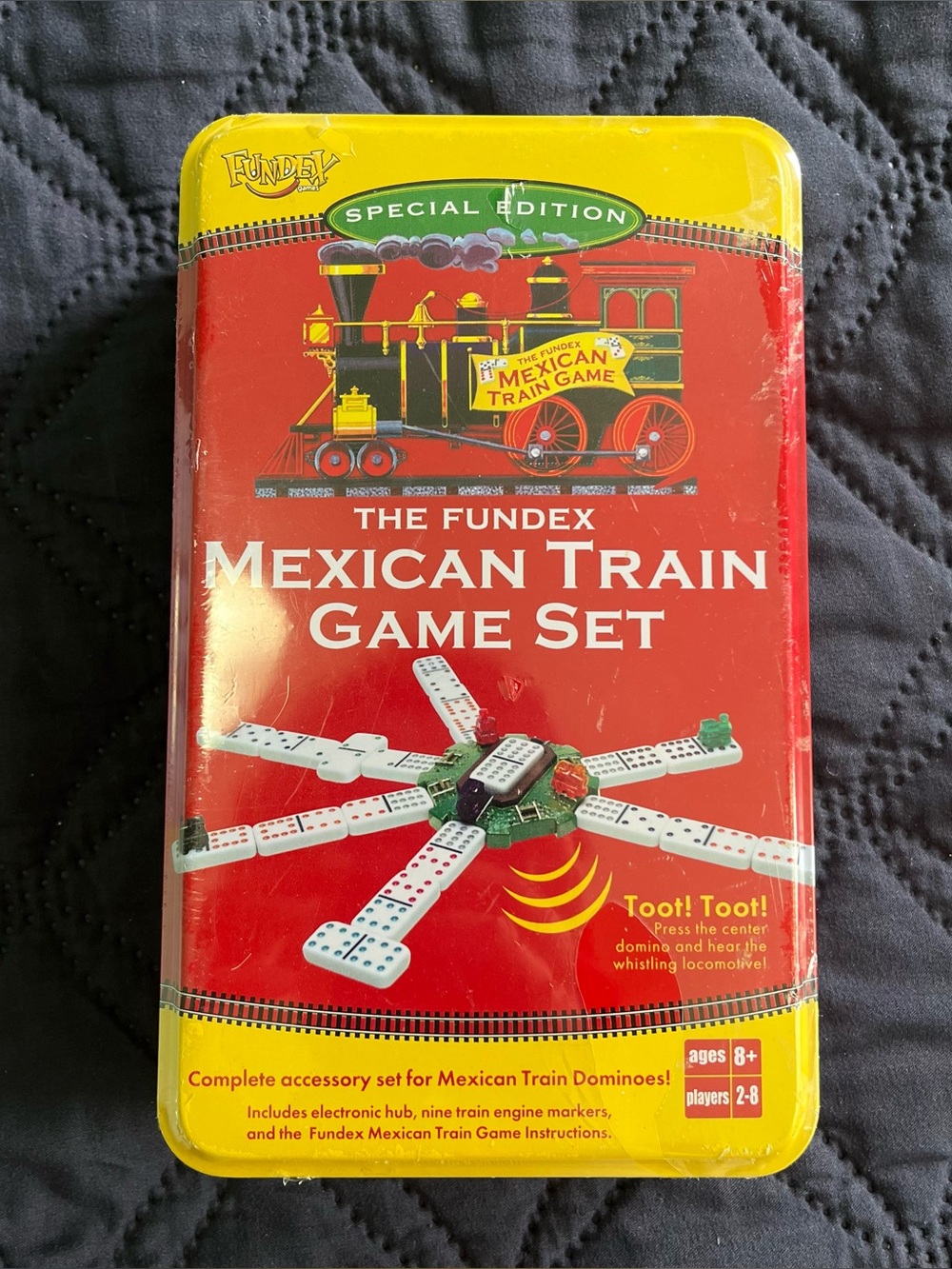 2004 Fundex Mexican Train Game Set Special Edition Tin